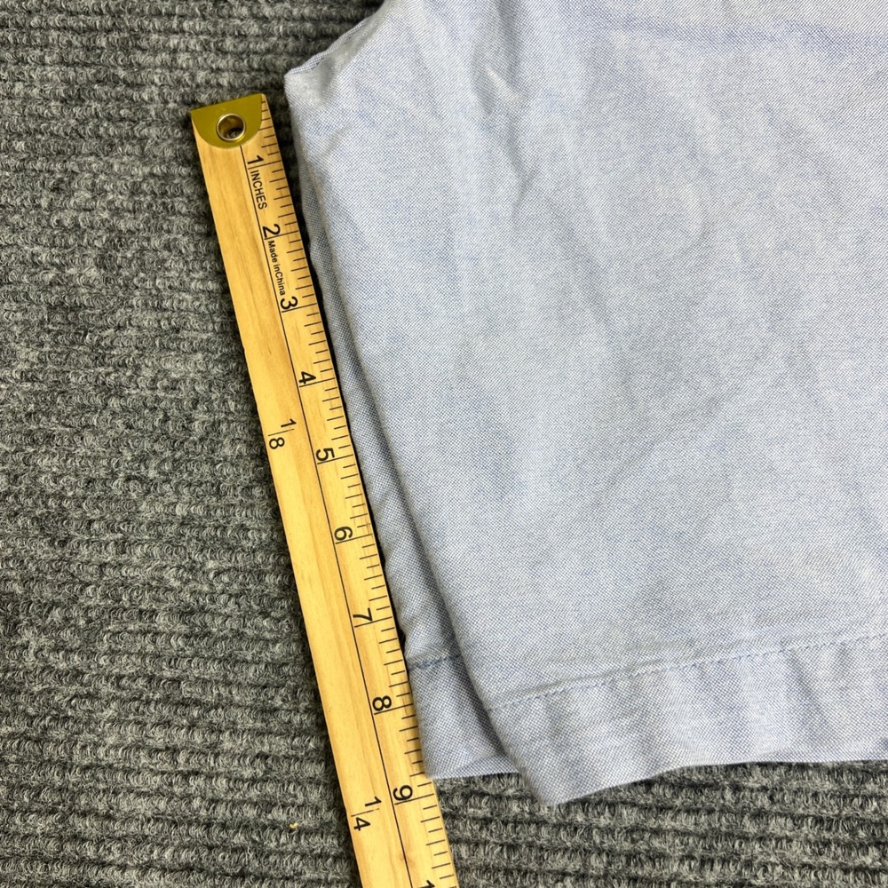 Polo Ralph Lauren Mens 38 Blue Oxford Cotton 867 Trade Mark 15 Shorts Flat Front - Picture 8 of 8